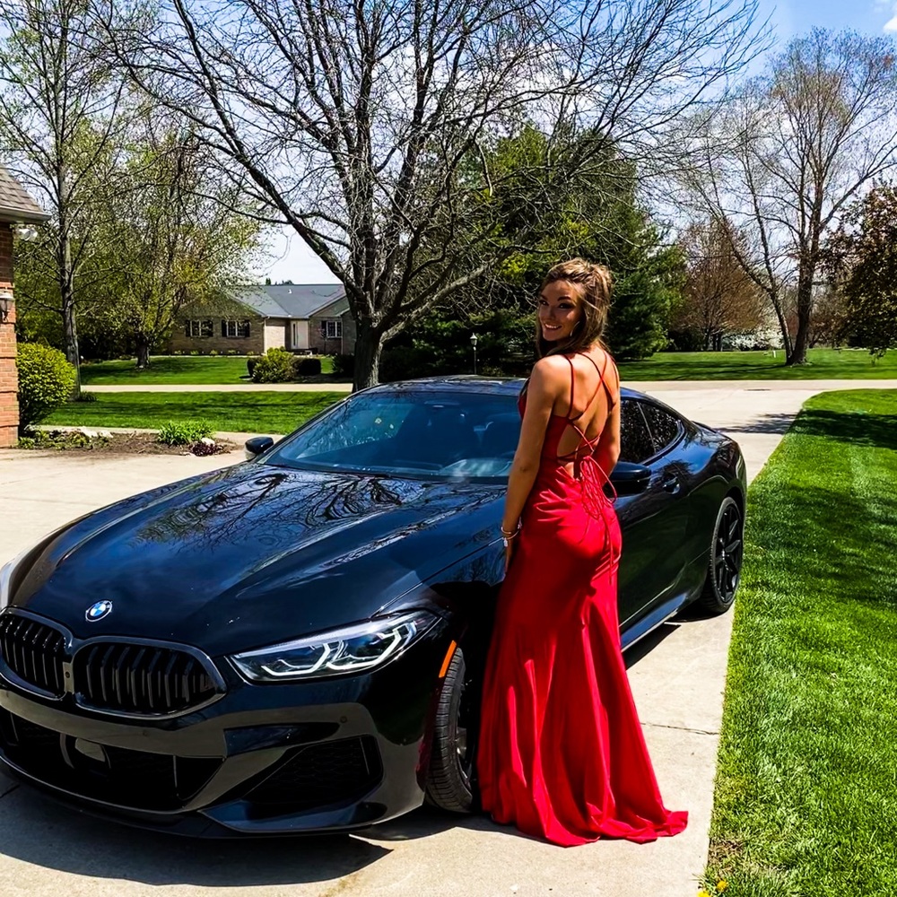 Red prom dress